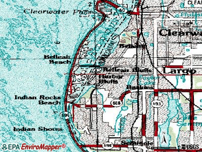 Harbor Bluffs topographic map