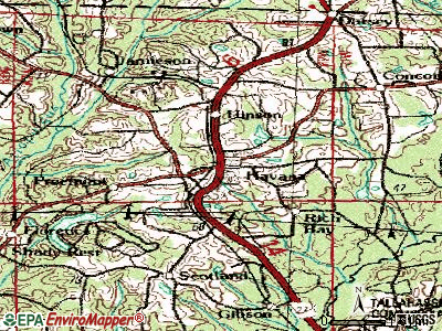 Havana topographic map
