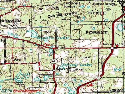 Hill 'n Dale topographic map