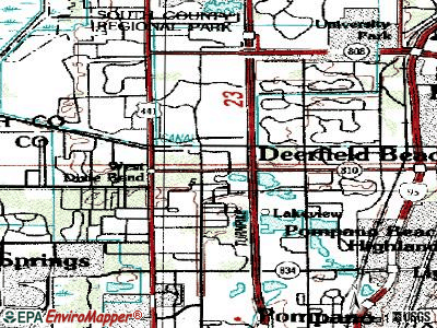 Hillsboro Ranches topographic map
