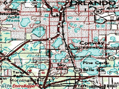 Holden Heights topographic map