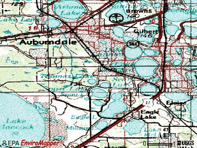 Jan Phyl Village topographic map