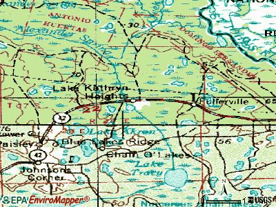 Lake Kathryn topographic map