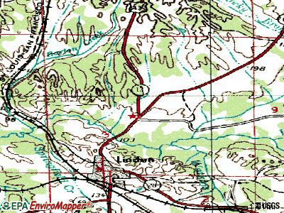 Providence topographic map