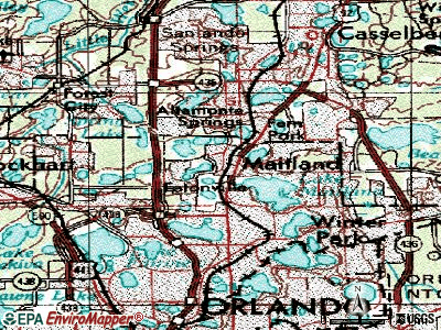 Maitland topographic map