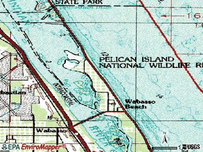 North Beach topographic map