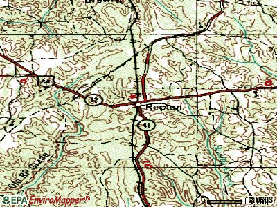 River Falls topographic map