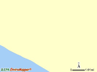 Panama City Beach topographic map