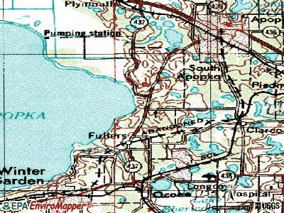 Paradise Heights topographic map