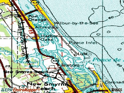 Pompano Beach Highlands topographic map
