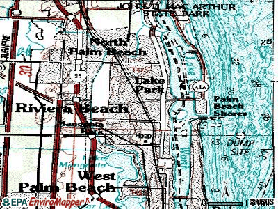 Riverland Village topographic map