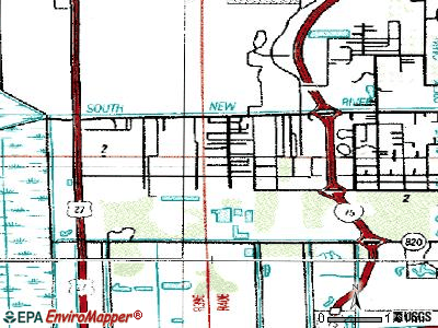 Rolling Oaks topographic map