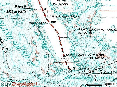 St. James City topographic map