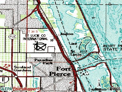 St. Lucie topographic map