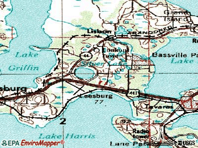 Silver Lake topographic map