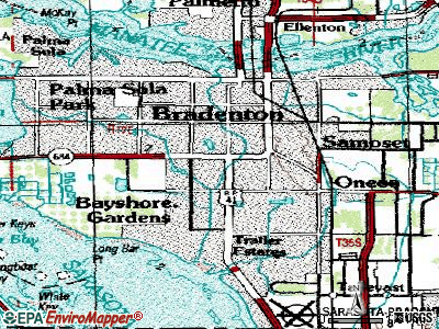 South Bradenton topographic