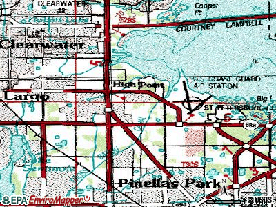 South Highpoint topographic map