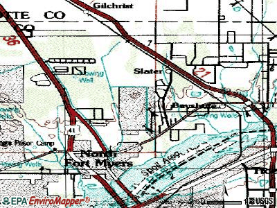 Suncoast Estates topographic map