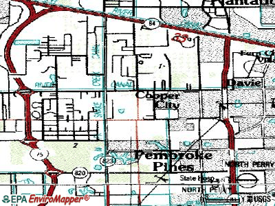 Sunshine Acres topographic map