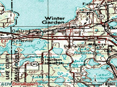 Tildenville topographic map