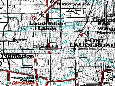 West Ken-Lark topographic map