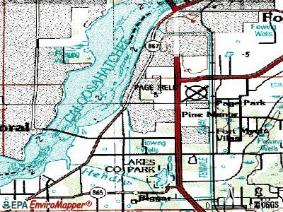 Whiskey Creek topographic map