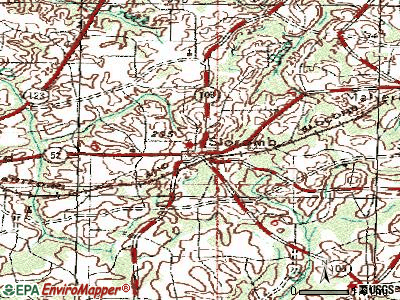 Slocomb topographic map