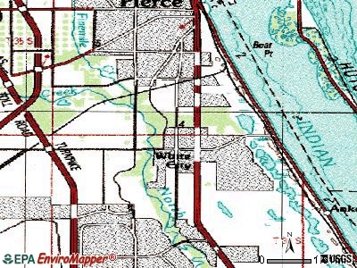 White City topographic map