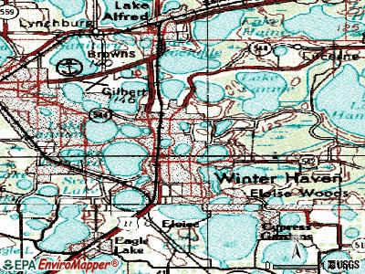 Winter Haven Florida FL 33881 profile population maps real