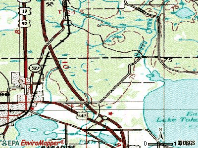 Yeehaw Junction topographic map
