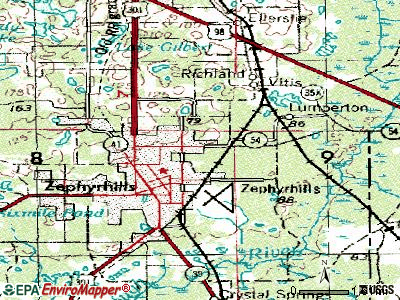 Zephyrhills North topographic map
