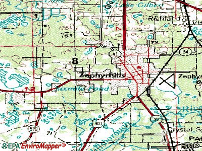 Zephyrhills West topographic map