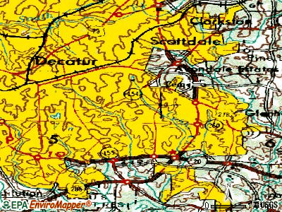 Belvedere Park topographic map