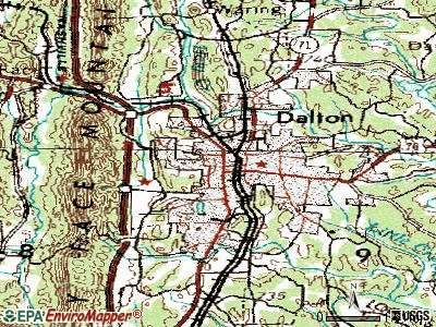 Dalton georgia map