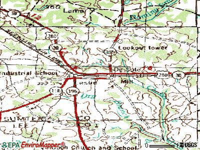 De Soto topographic map