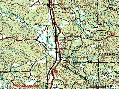 Fairmount topographic map