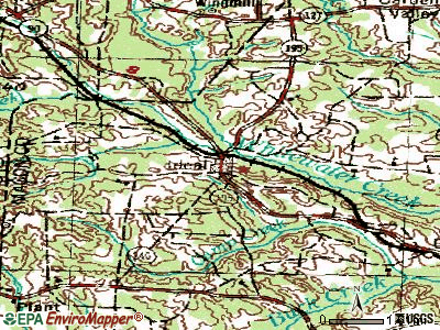 Ideal topographic map