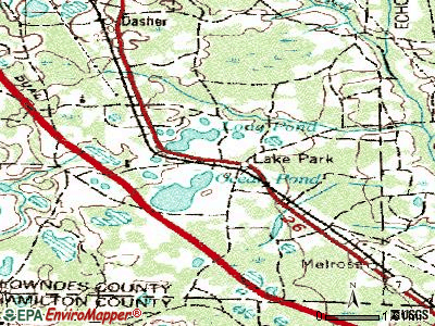 Lake Park topographic map