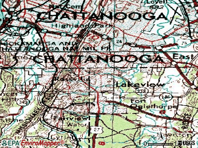 Lakeview topographic map