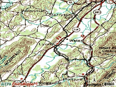 McCaysville topographic map