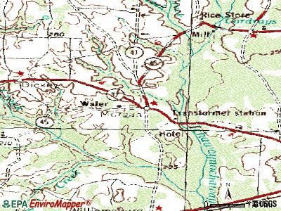 Morgan topographic map