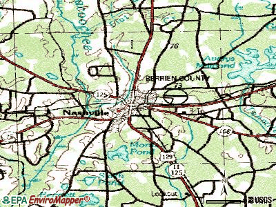Nashville topographic map