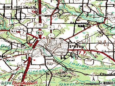 Pine Mountain topographic map