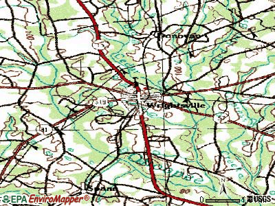 Wrightsville topographic map