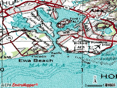 Holualoa topographic map