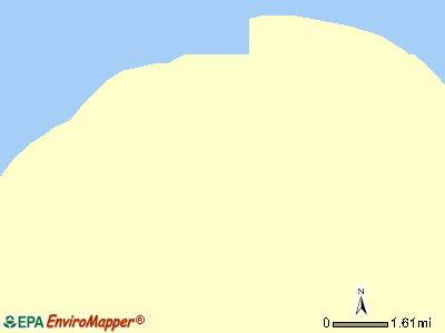 Kawela Bay topographic map