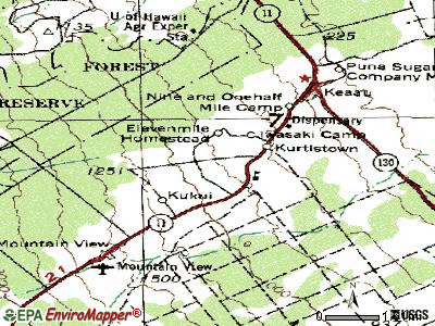 Kihei topographic map