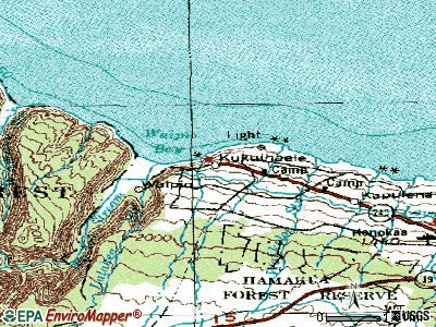 Kukuihaele topographic map
