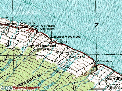 Laupahoehoe topographic map
