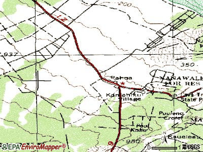 Paauilo topographic map